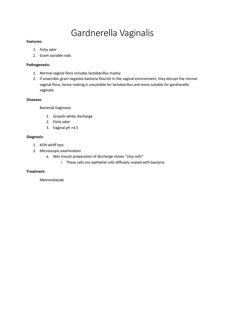 Gardnerella Vaginalis - Page 1