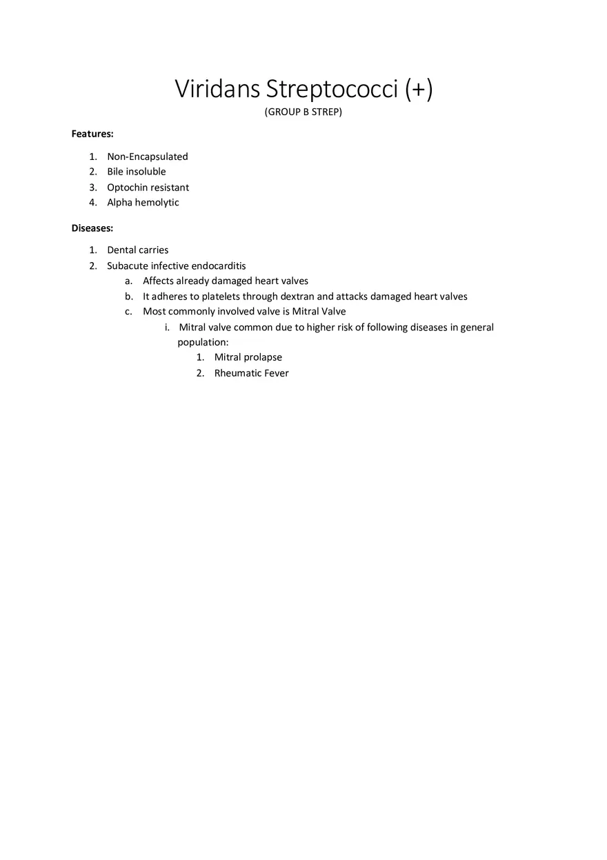 Viridans Streptococci (+) - Page 1