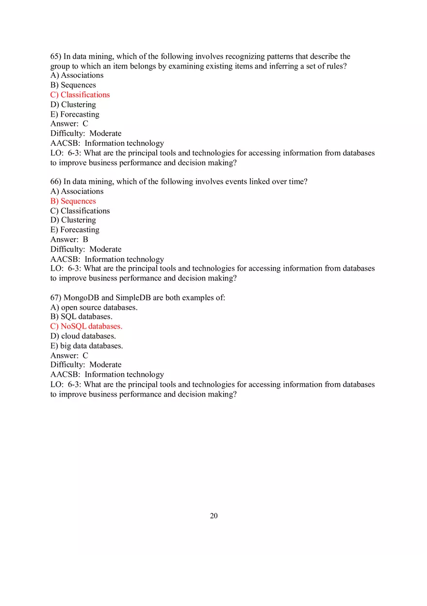 Databases and Information Management Part 3 - Page 1