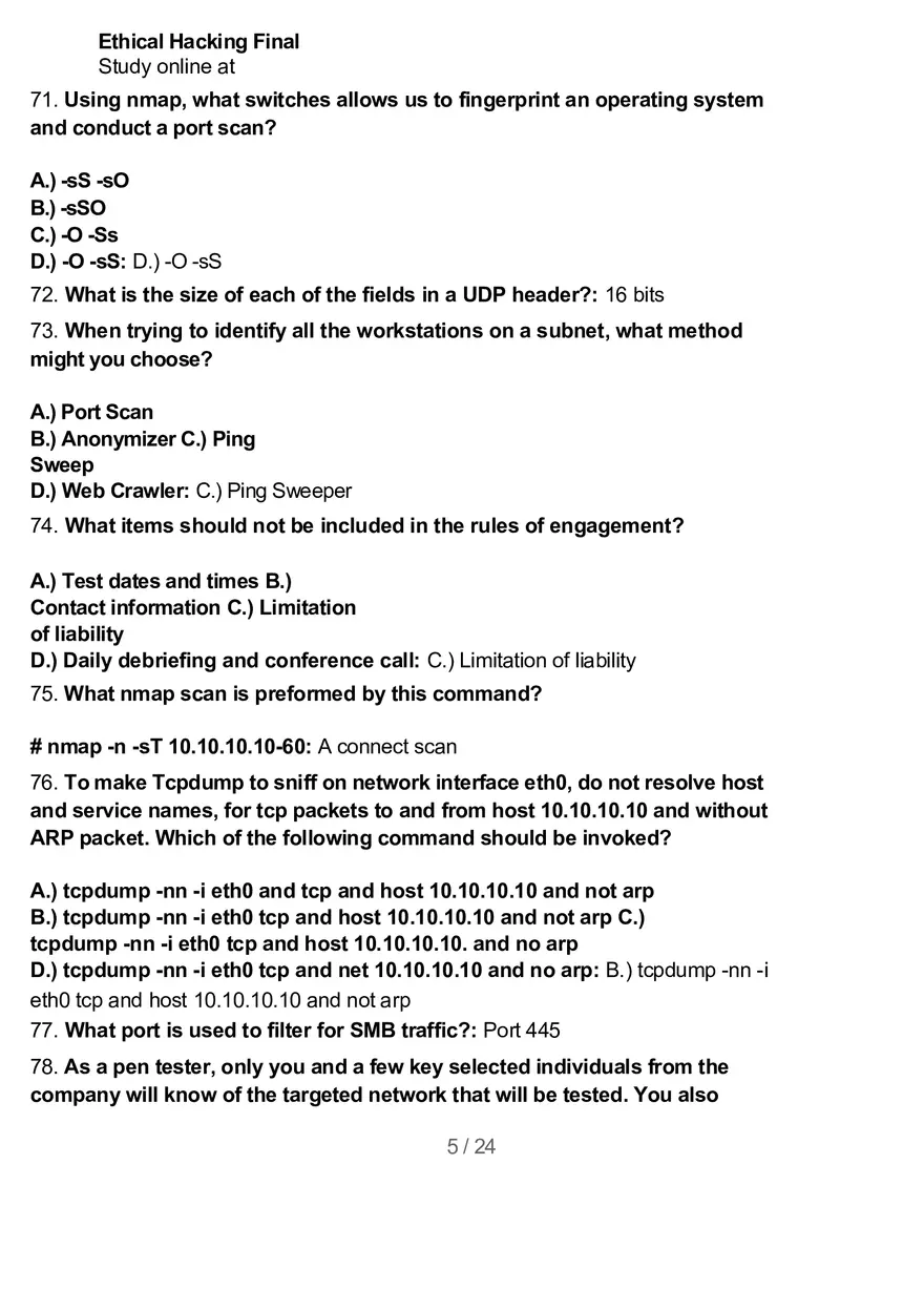 Ethical Hacking Final 2 - Page 19