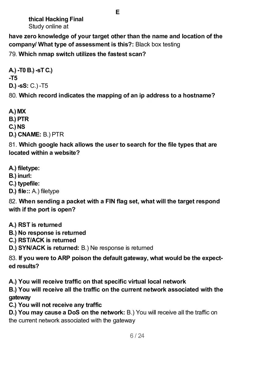 Ethical Hacking Final 2 - Page 20