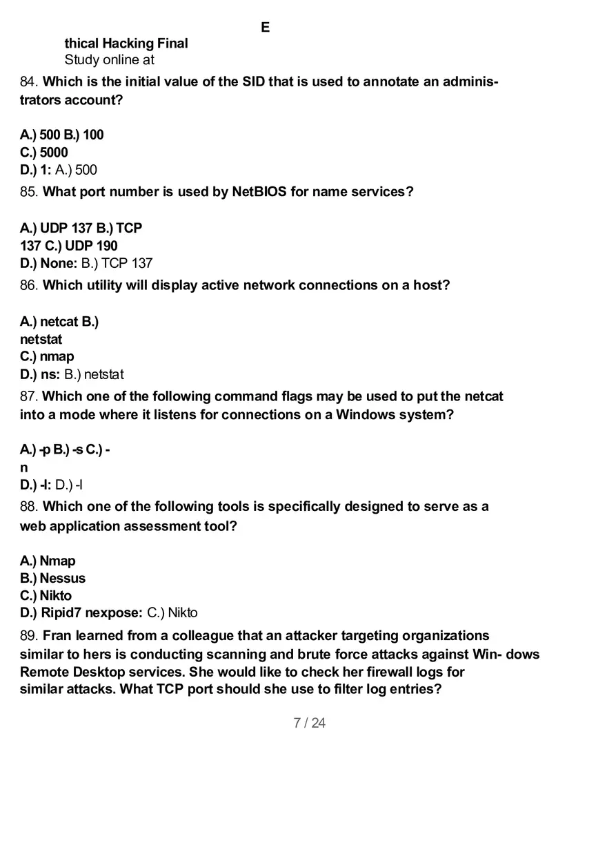 Ethical Hacking Final 2 - Page 21