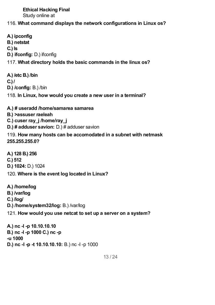 Ethical Hacking Final 2 - Page 5