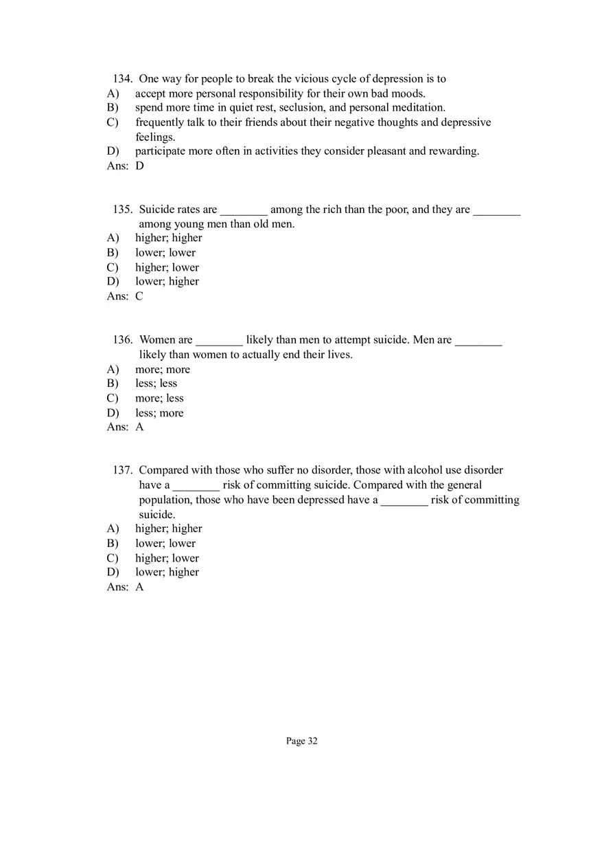 Psychological Disorders Answer Part 4 - Page 6