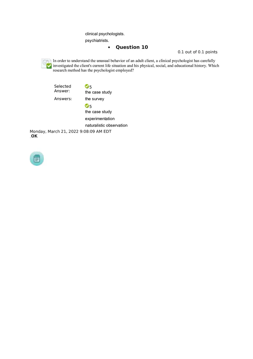 Quiz 1 Prologue and Thinking Critically with Psychological Science Chapters - Page 4