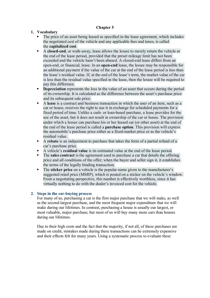 Finance Chapter 5 - Page 1