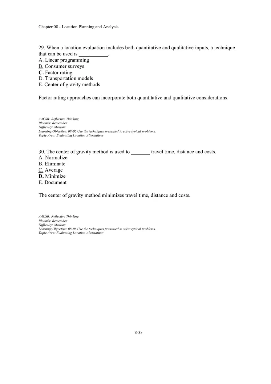 Chapter 08 Location Planning and Analysis Part 2 - Page 3