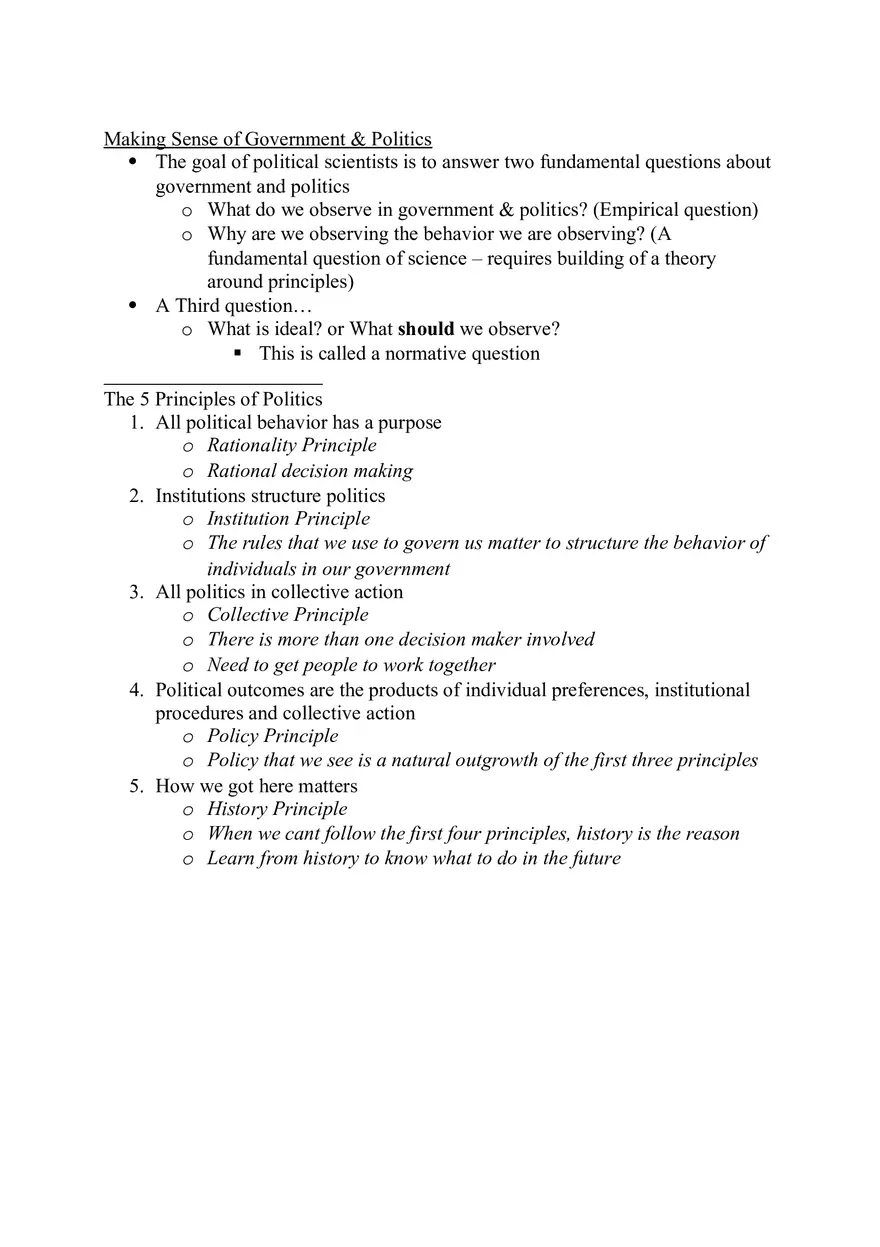 5 Principles of Politics - Page 2