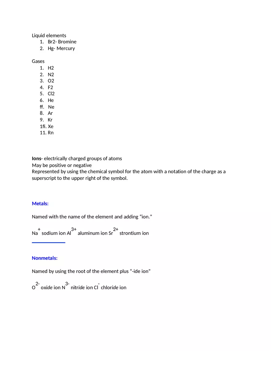 Chemistry Unit 1 - Page 5