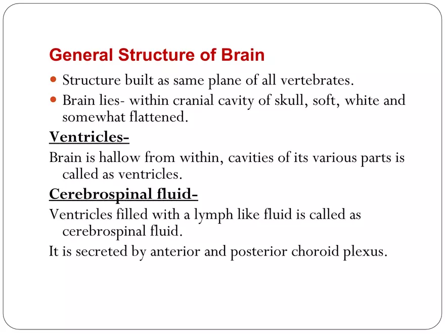 Comparative Account of Nervous System of Vertebrates - Page 20
