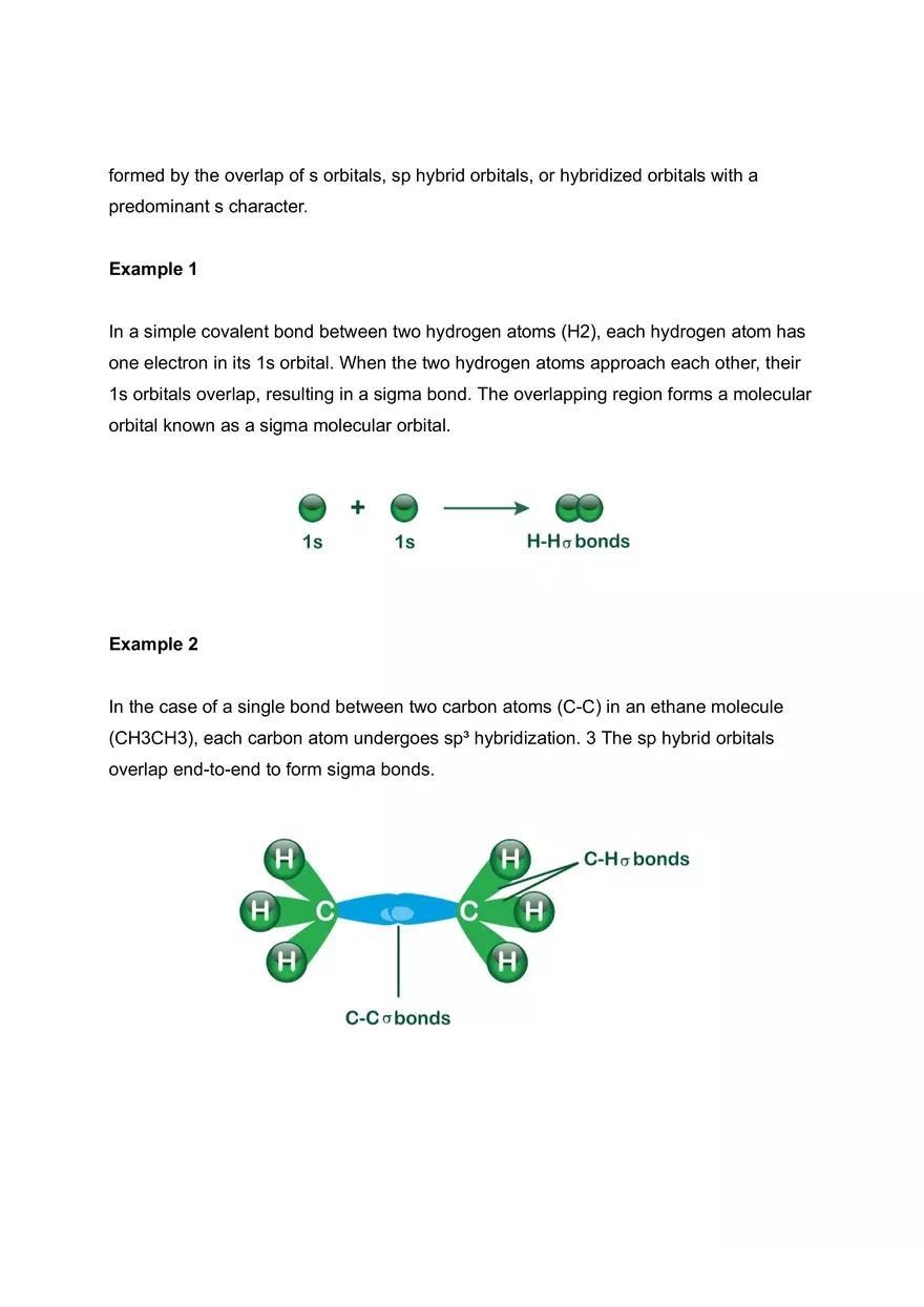 Sigma and pi Bonding - Page 2