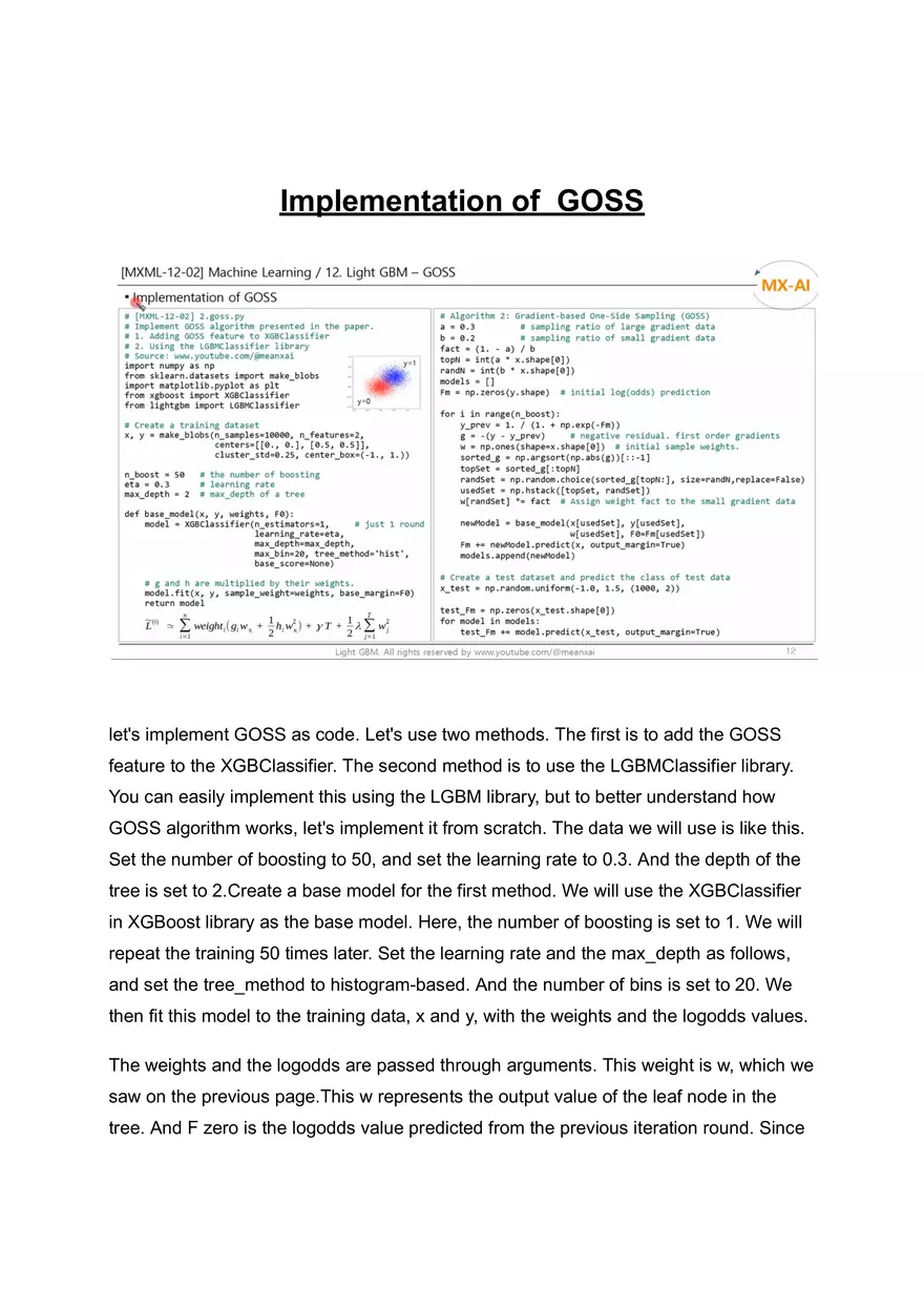 Implementation of GOSS - Page 1
