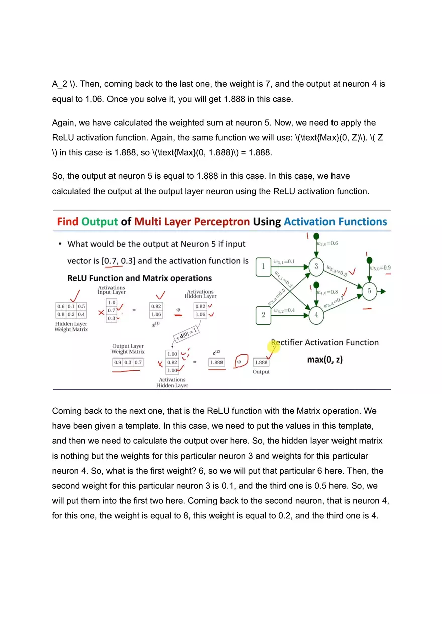 Output of Multi Layer Perceptron Using Activation Functions - Page 6