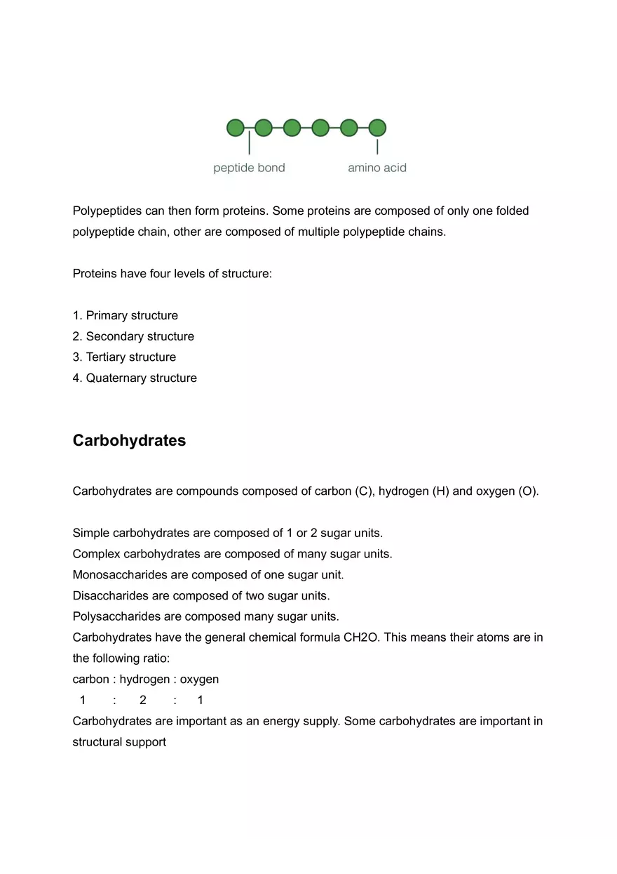 Biological Molecules Lecture Note - Page 3