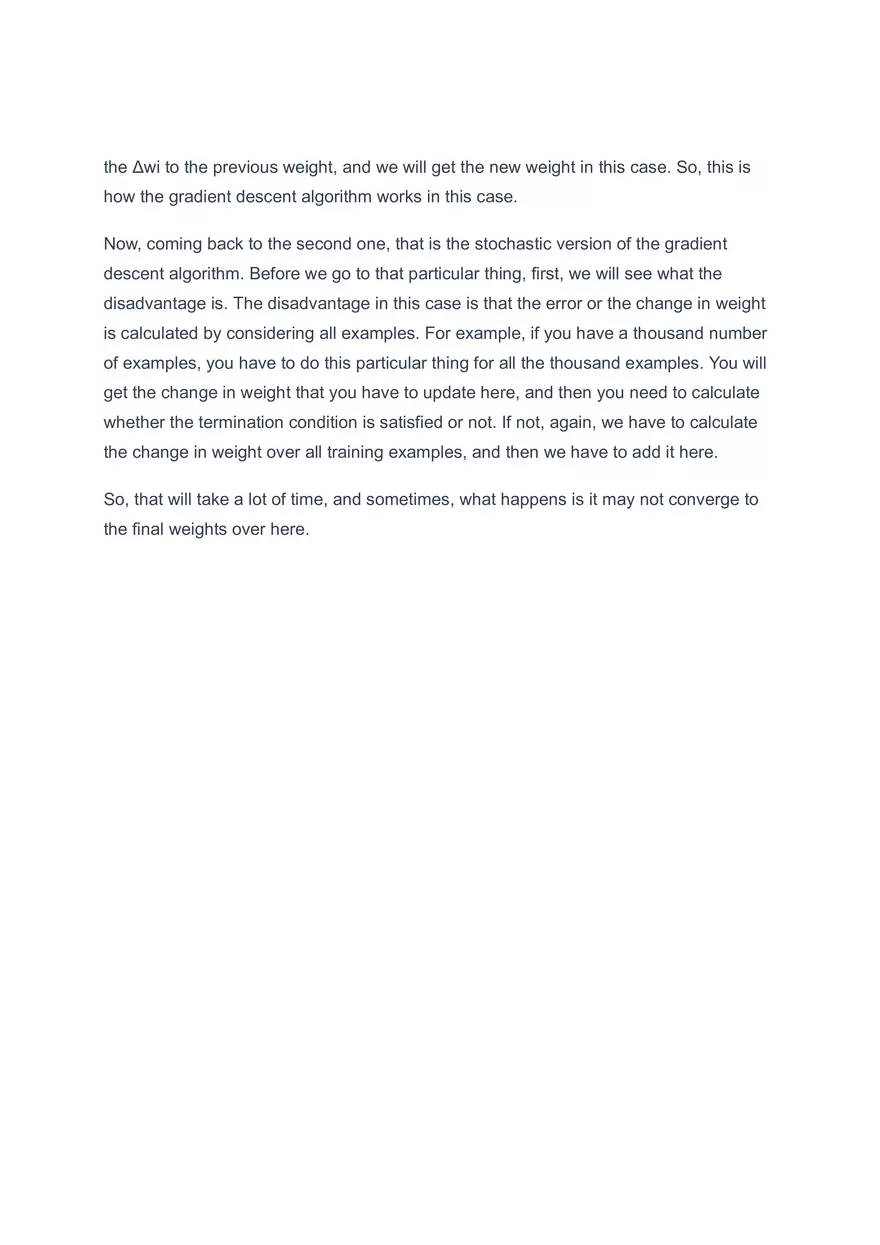 Gradient Descent - Algorithm - Page 3