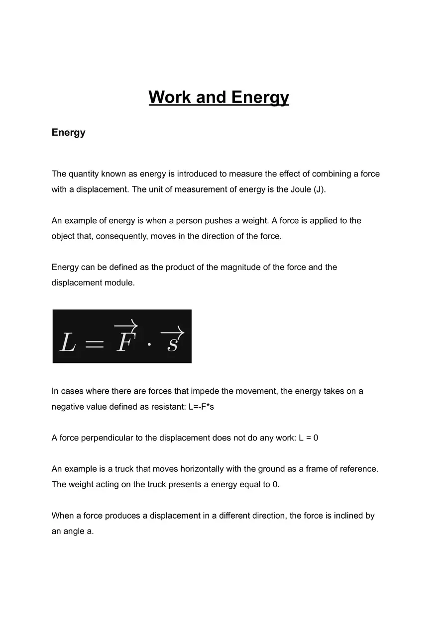 Work and Energy - Page 1