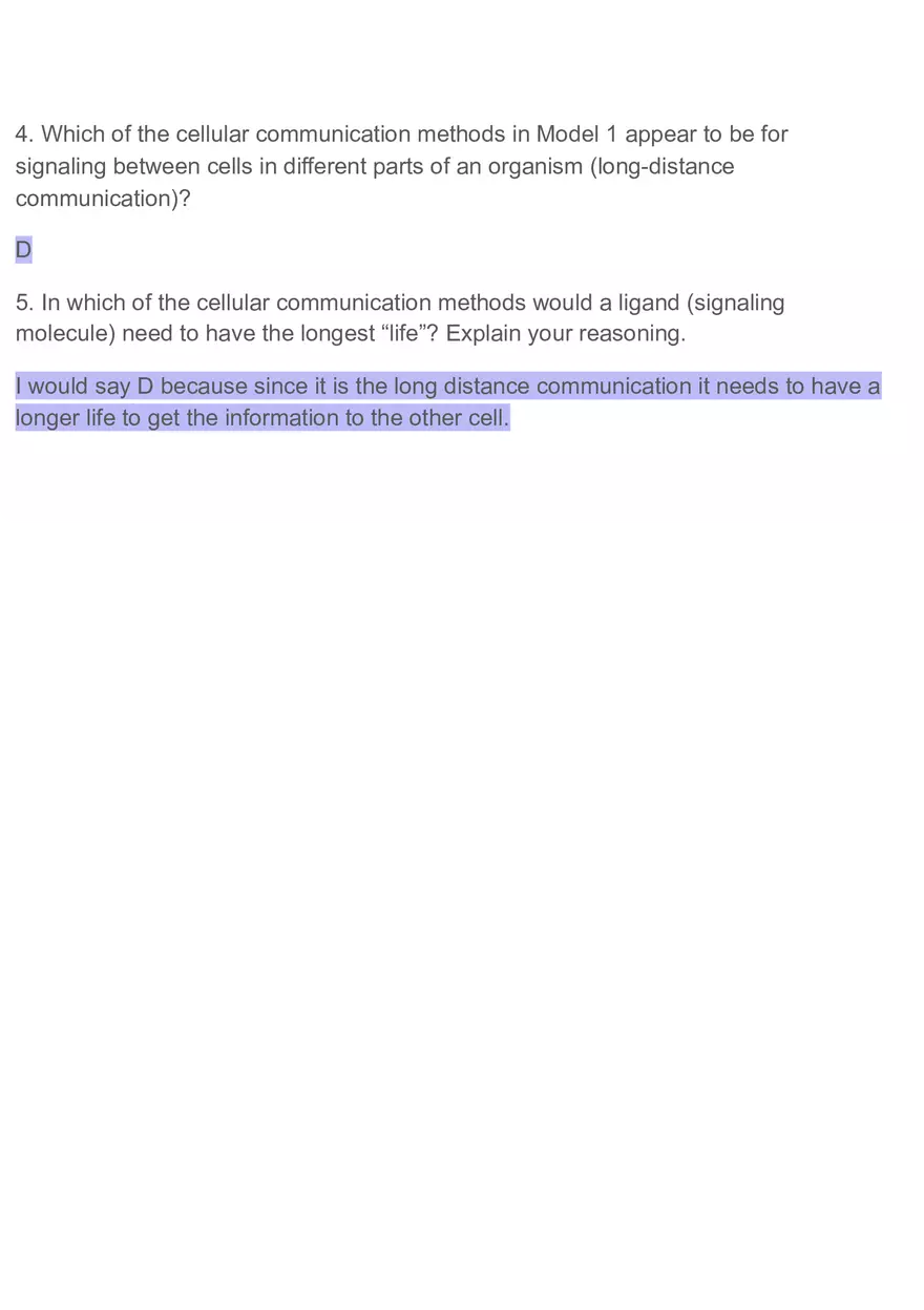 How Can Cells Send Signals to Each Qther - Page 16