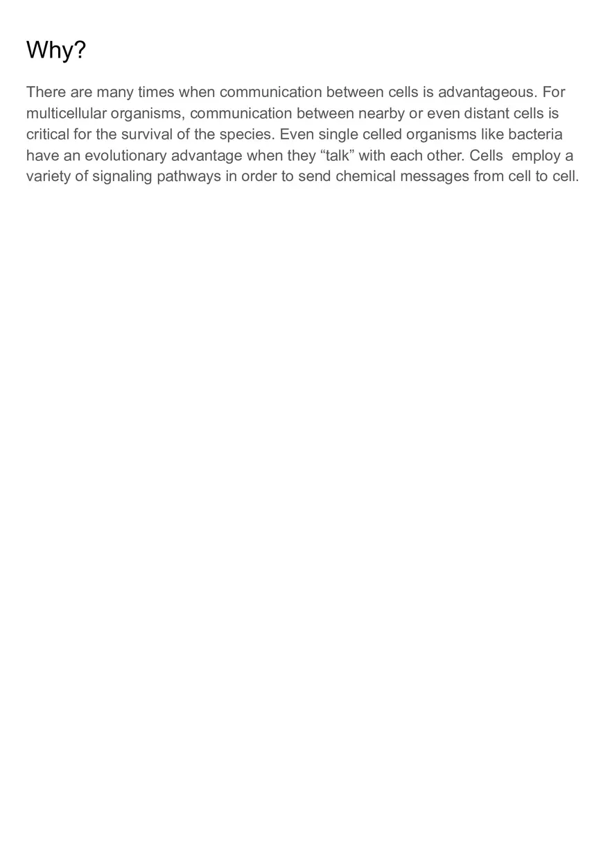 How Can Cells Send Signals to Each Qther - Page 2