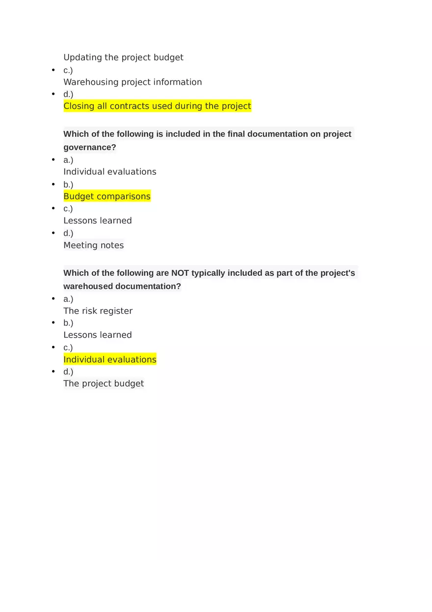 Project Management Unit 4 Challenges 1 & 2 - Page 11