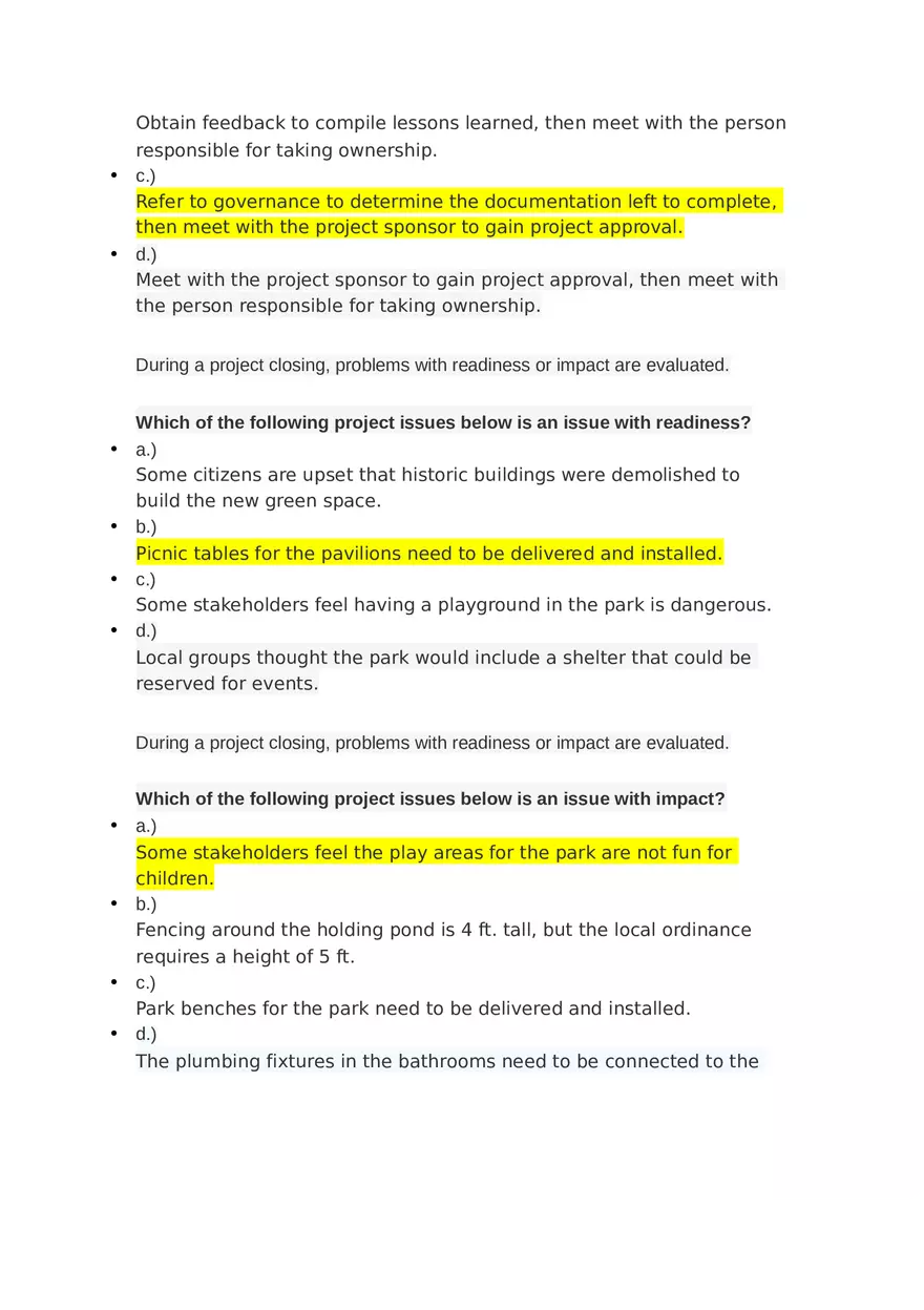 Project Management Unit 4 Challenges 1 & 2 - Page 12
