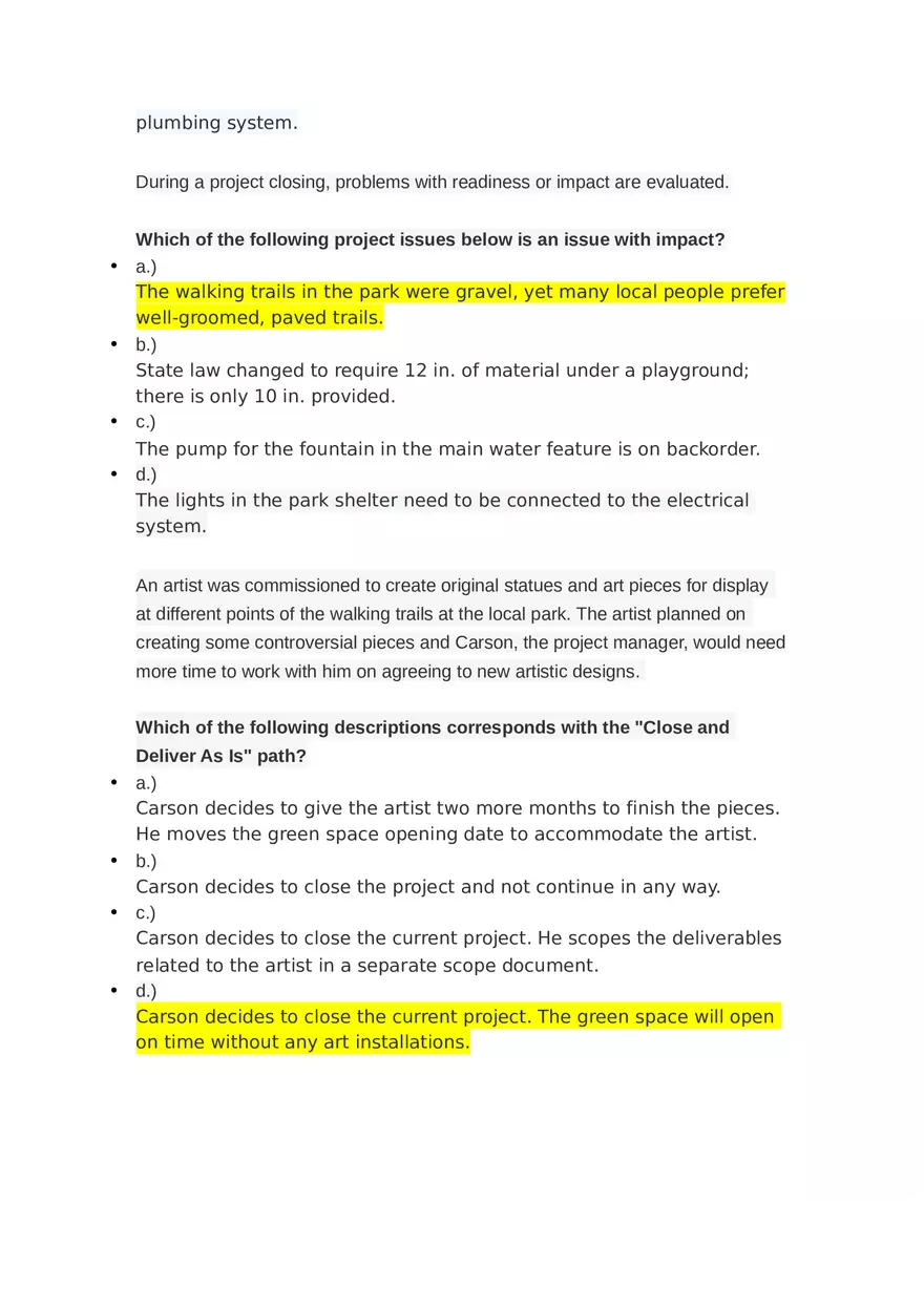Project Management Unit 4 Challenges 1 & 2 - Page 13