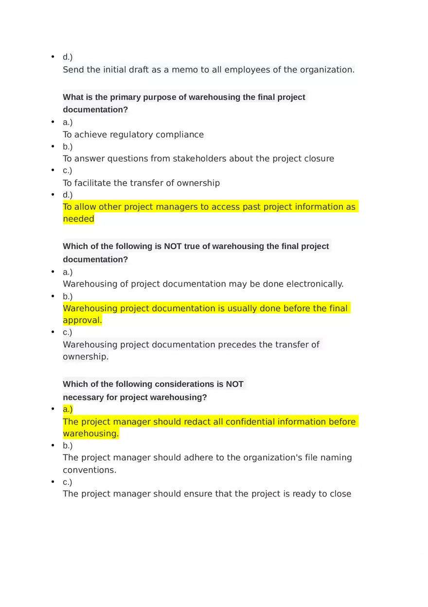 Project Management Unit 4 Challenges 1 & 2 - Page 19