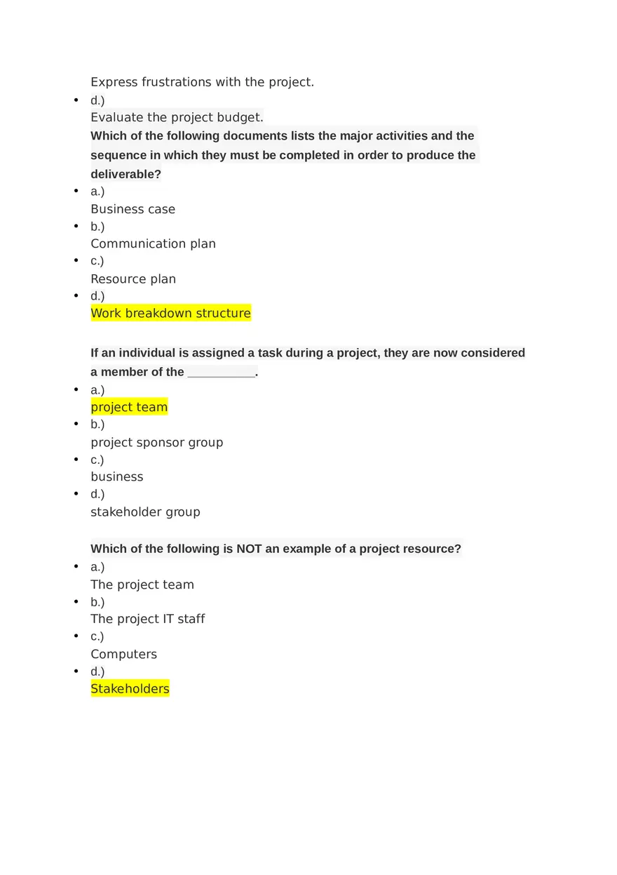 Project Management Unit 4 Challenges 1 & 2 - Page 6