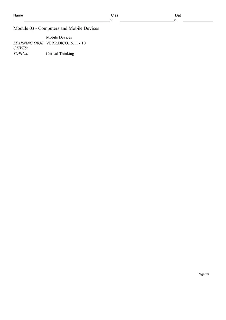 Module 03 Computers and Mobile Devices Part 2 - Page 5