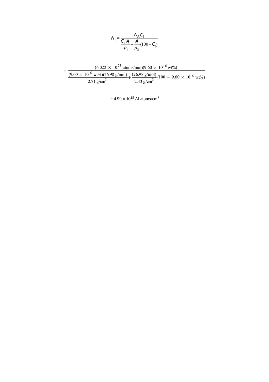 Imperfections in Solids Problem Solutions Part 5 - Page 10