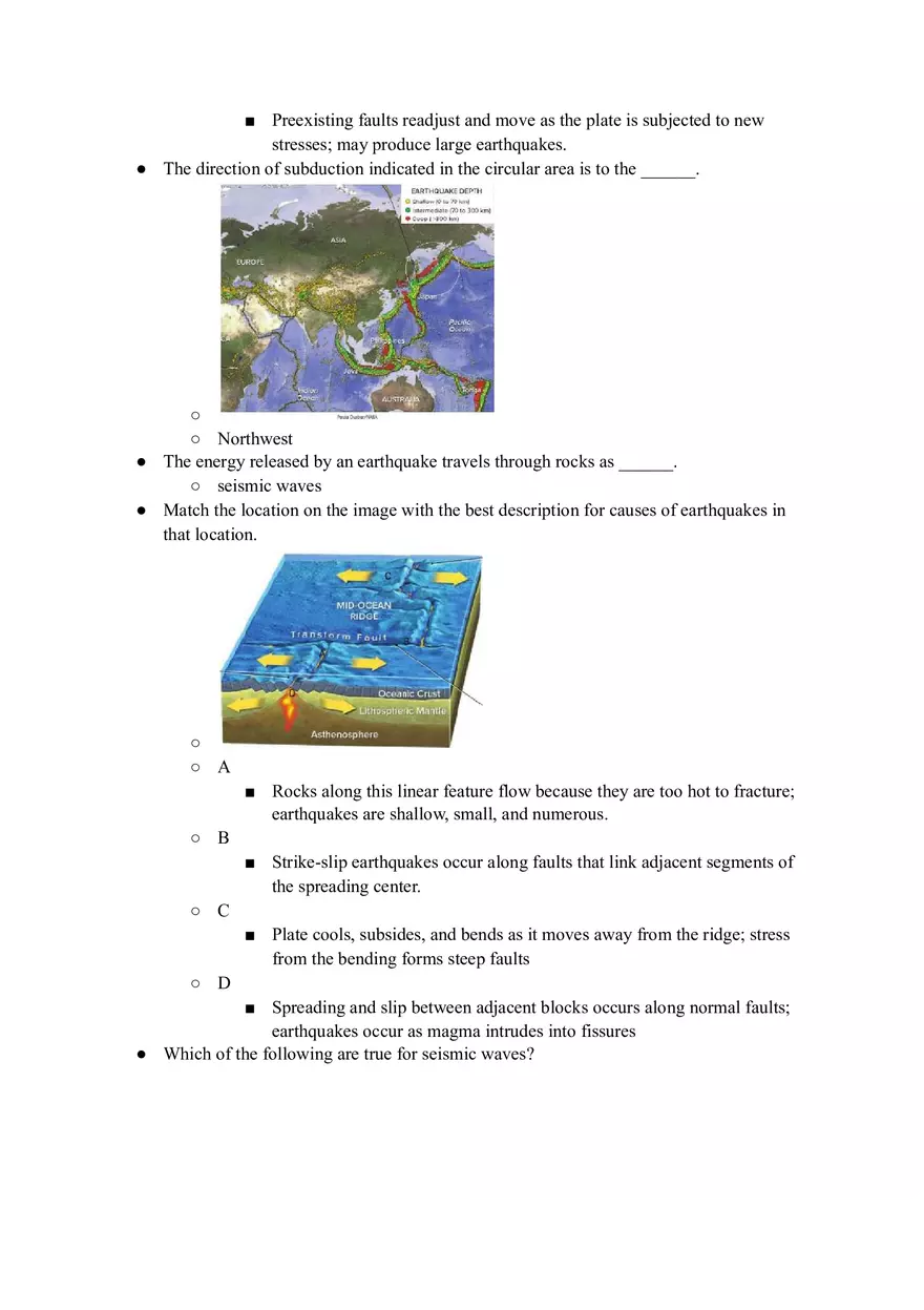 Geology Quiz Answers Chapter 12 - Page 6
