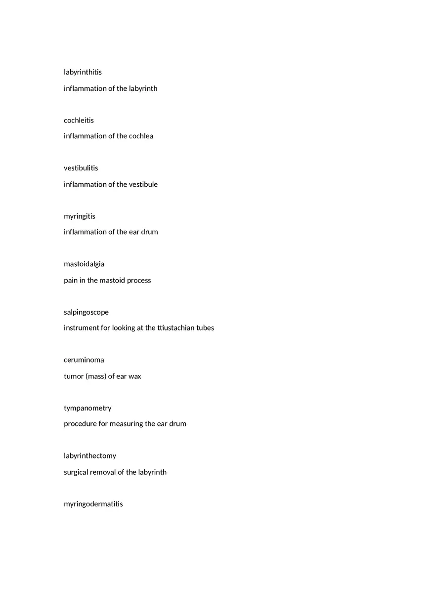 Med Term Answers Part 3 - Page 10