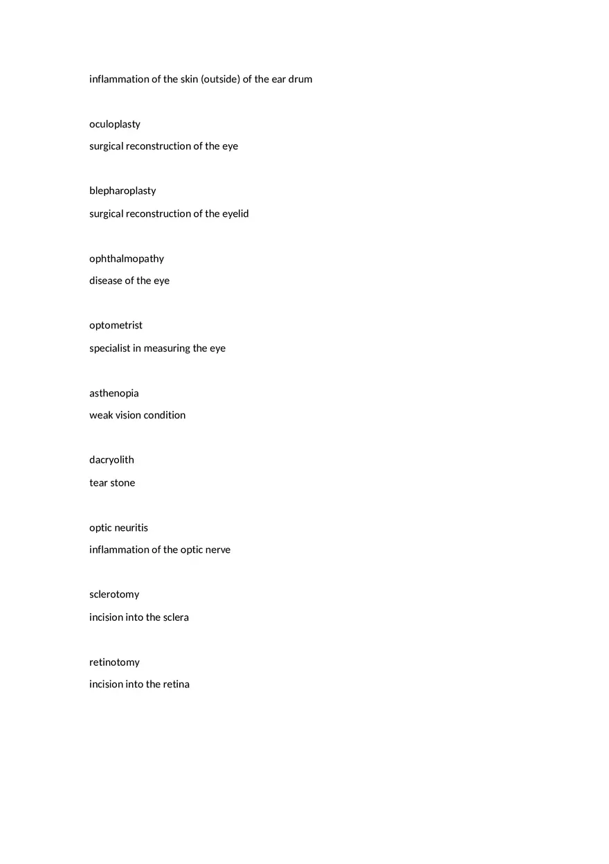 Med Term Answers Part 3 - Page 11
