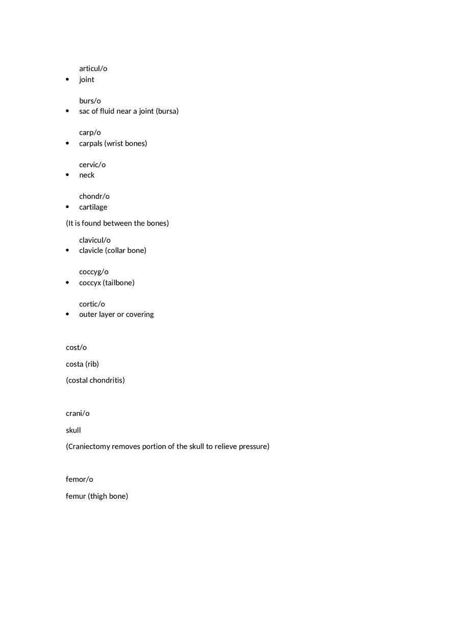 Med Term Answers Part 3 - Page 1