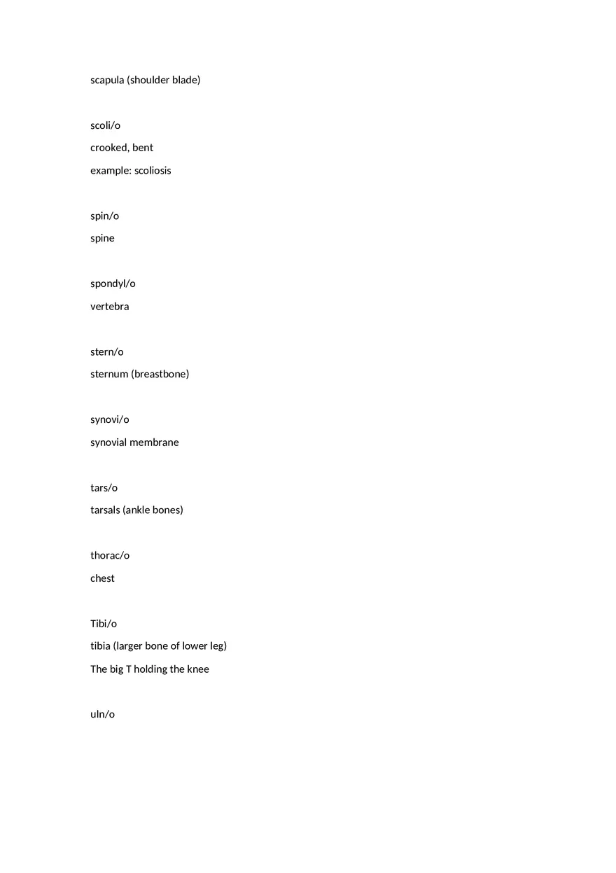 Med Term Answers Part 3 - Page 6