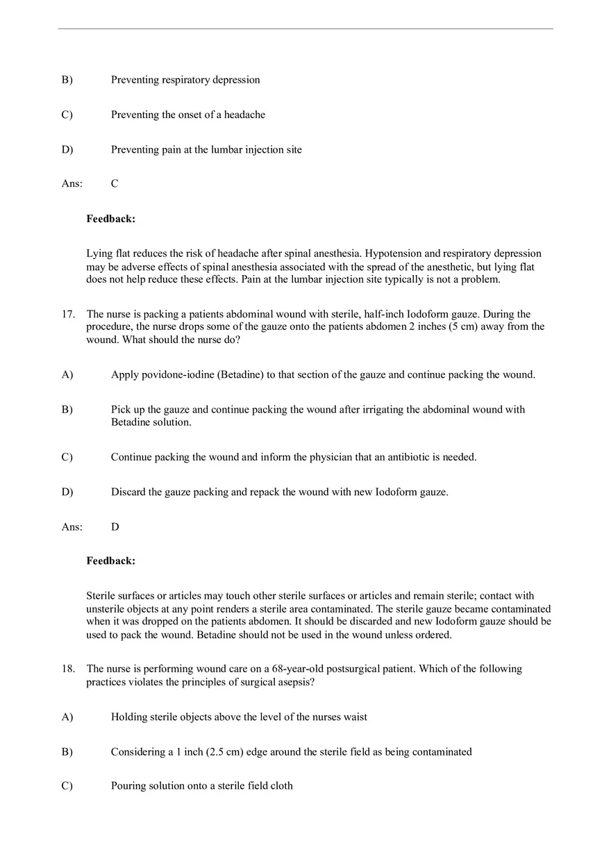 Chapter 18 Intraoperative Nursing Management Part 1 - Page 8