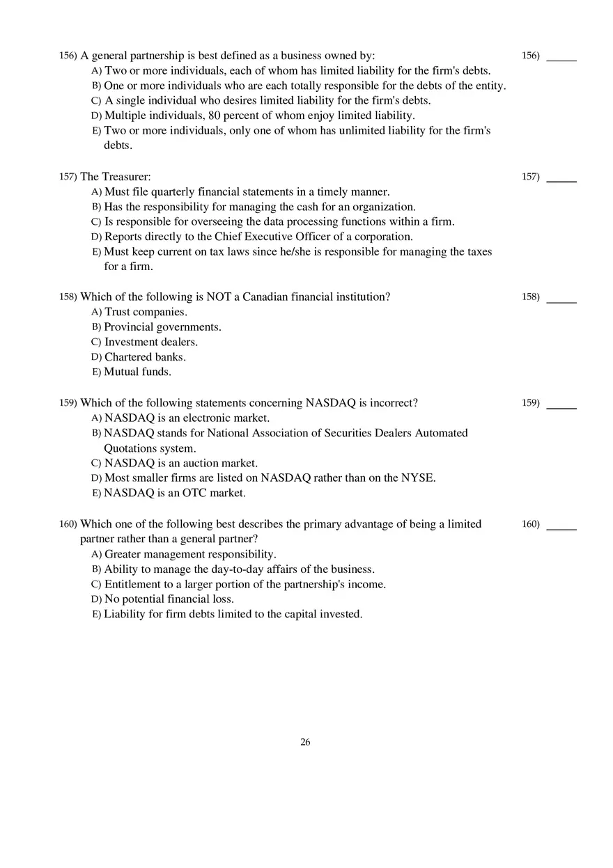 Corporate Finance Exam - Page 19