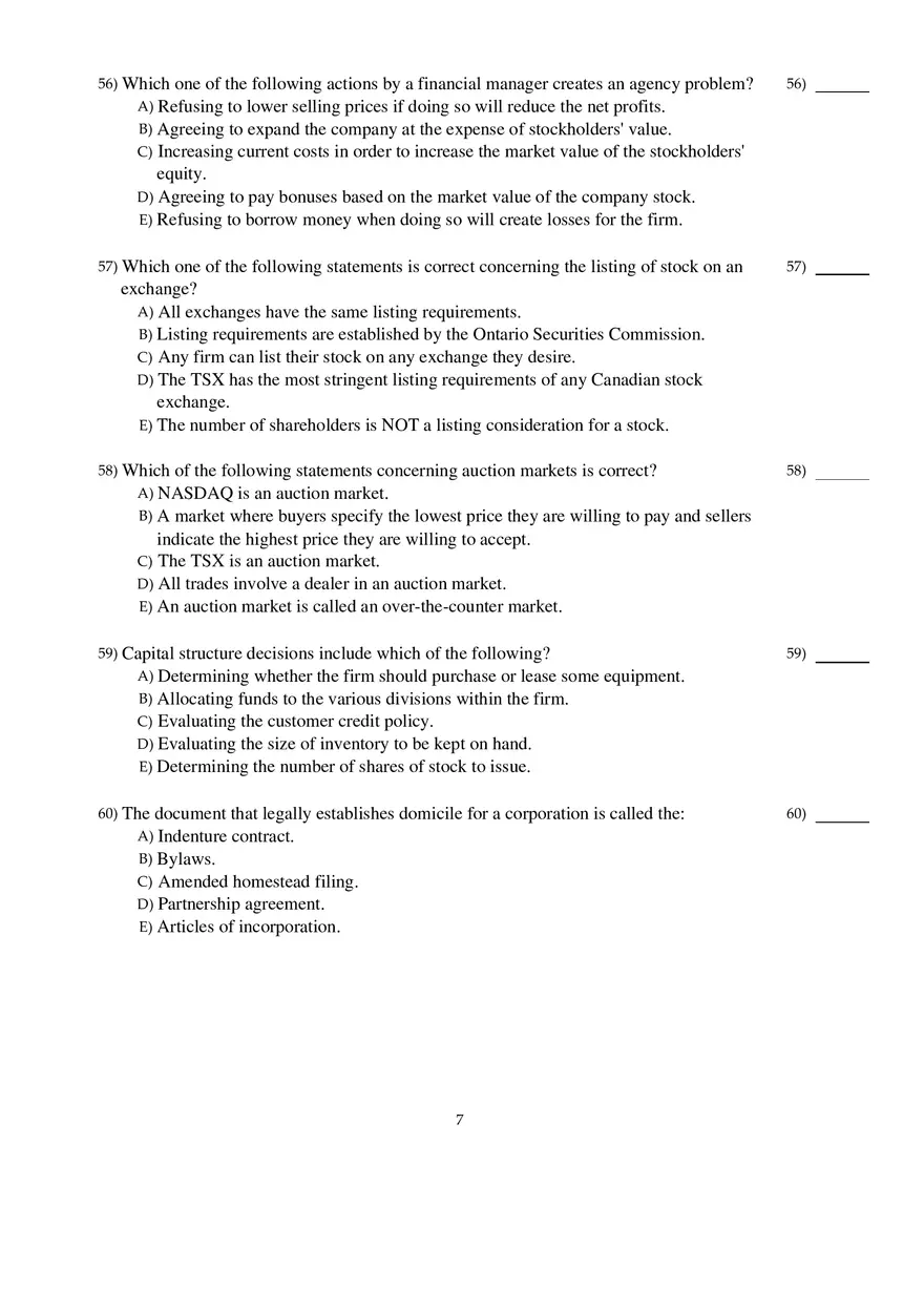 Corporate Finance Exam - Page 48