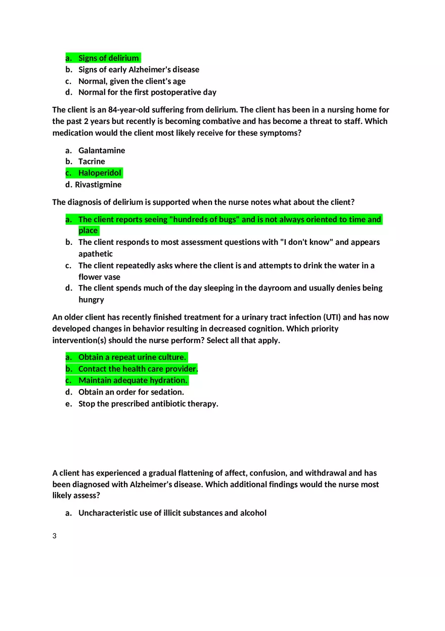 Chapter 24 Cognitive Disorders - Page 3