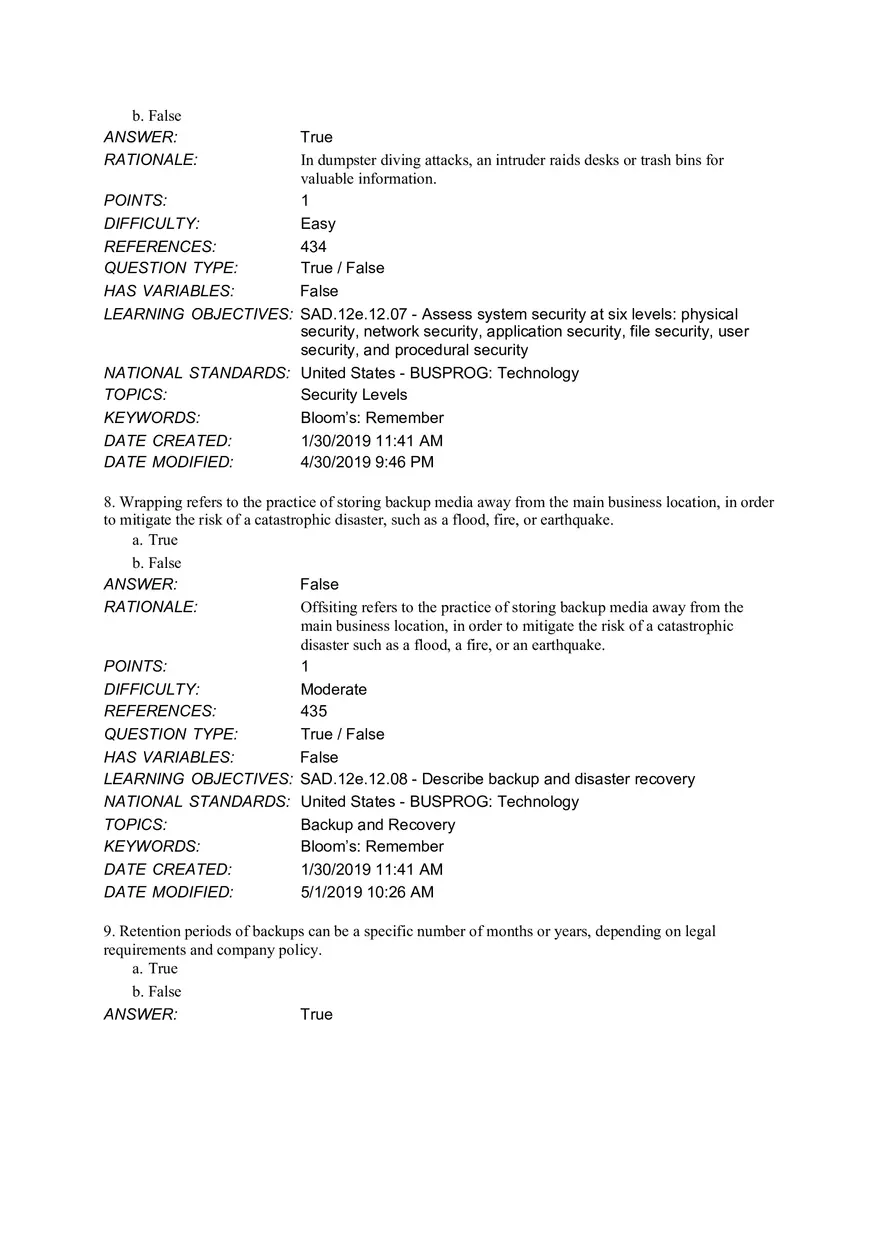 Chapter 12 Managing Systems Support and Security - Page 8