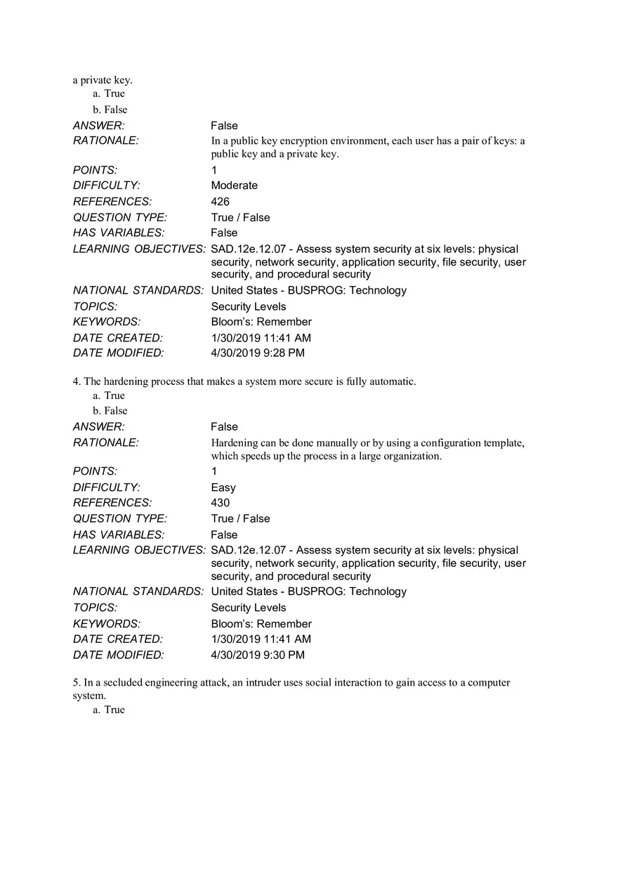 Chapter 12 Managing Systems Support and Security - Page 2
