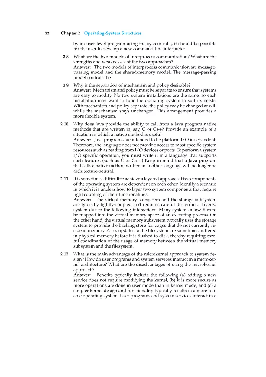 Chapter 2 Operating-System Structures - Page 4
