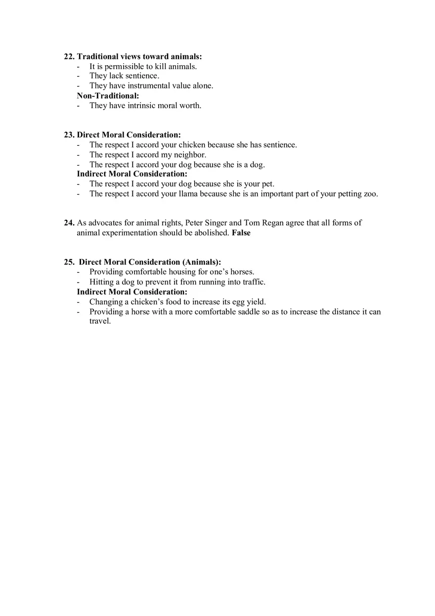 Chapter 12 The Ethical Treatment of Animals Inquizitive Exam Practice - Page 4