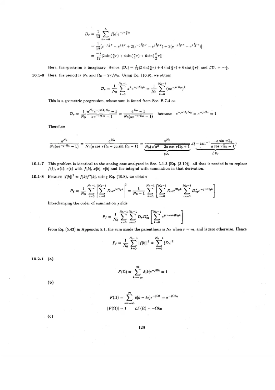 Signal Processing and Linear Systems Solution Ch.10 - Page 8