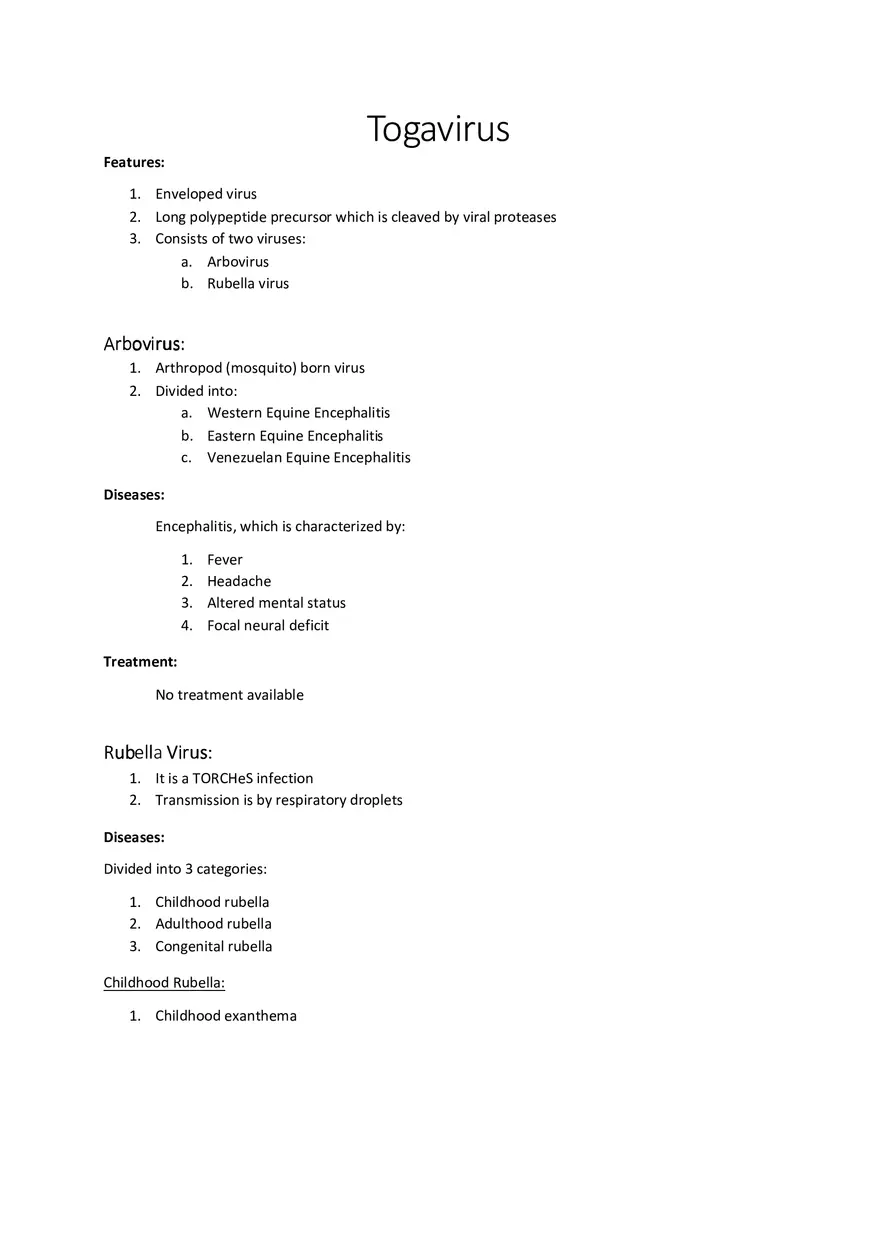 Togavirus - Page 1