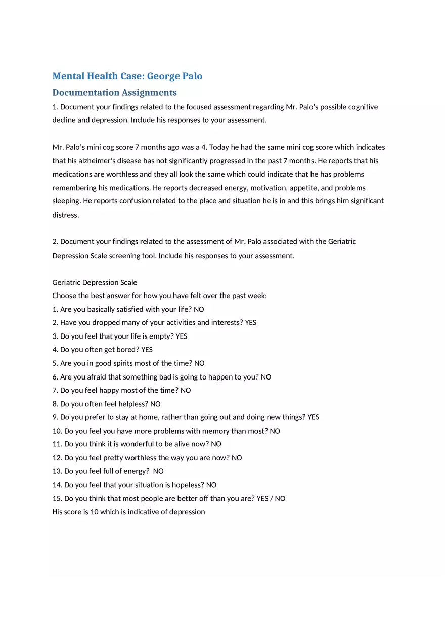 George Palo Clinical Worksheet - Page 4