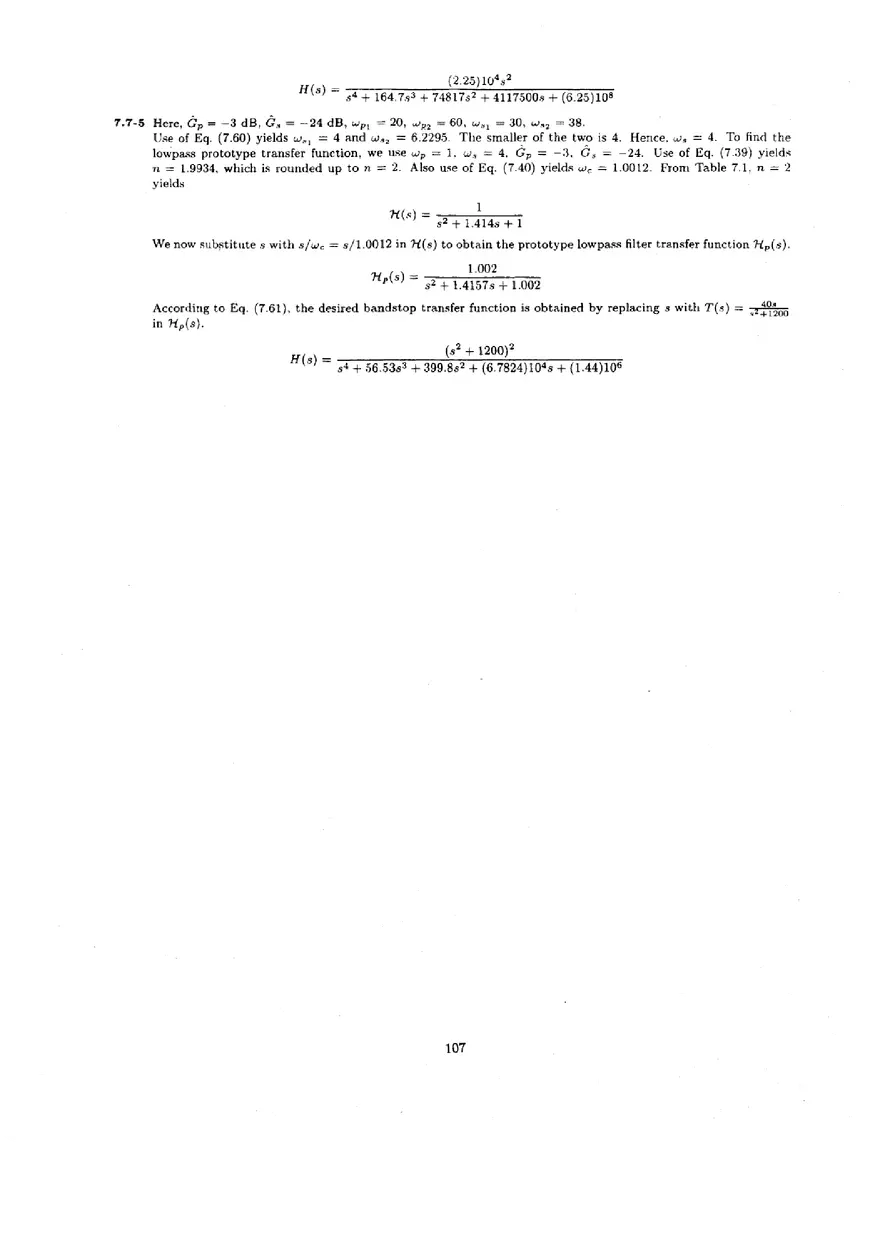 Signal Processing and Linear Systems Solution Ch.7 - Page 9