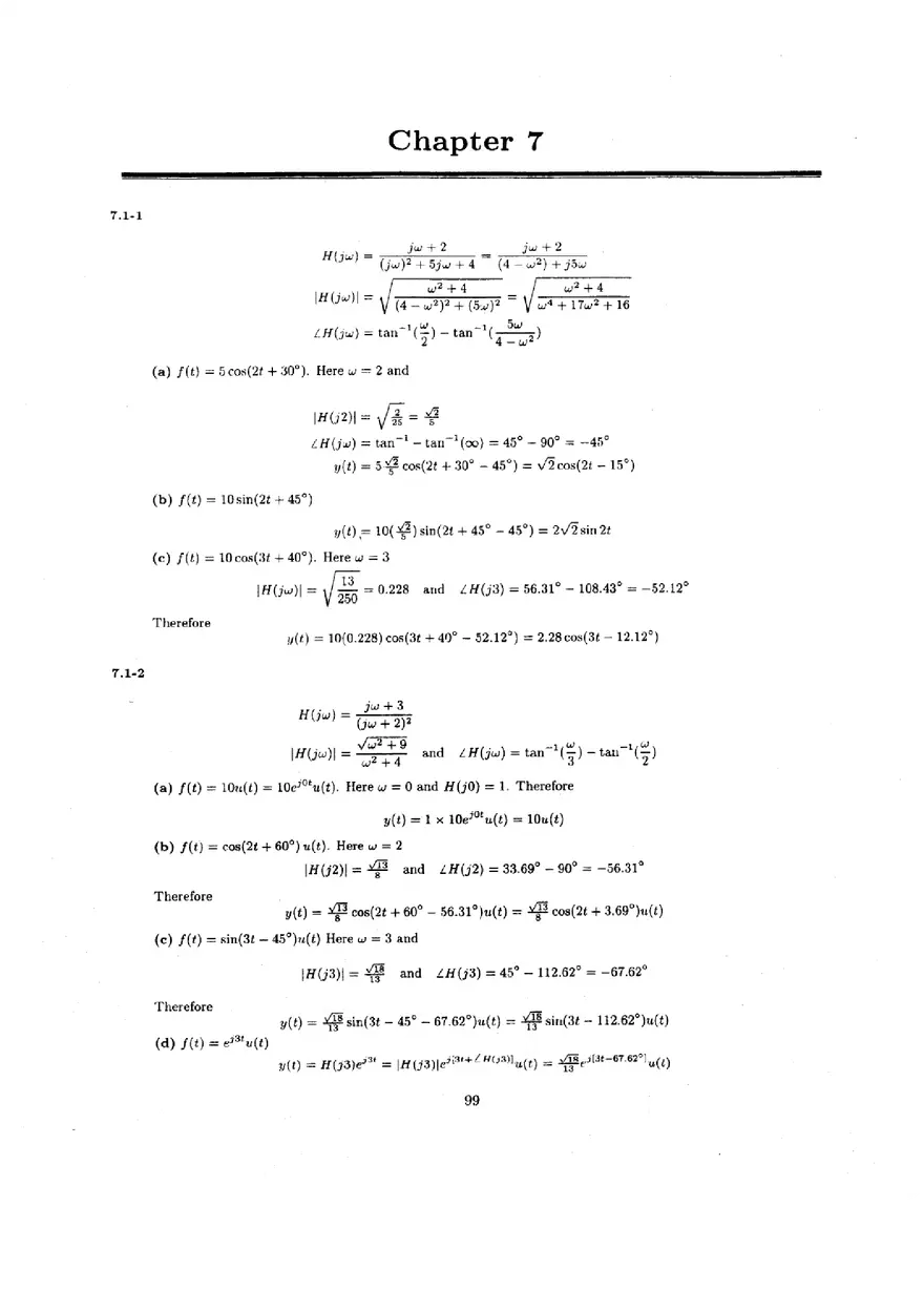 Signal Processing and Linear Systems Solution Ch.7 - Page 1