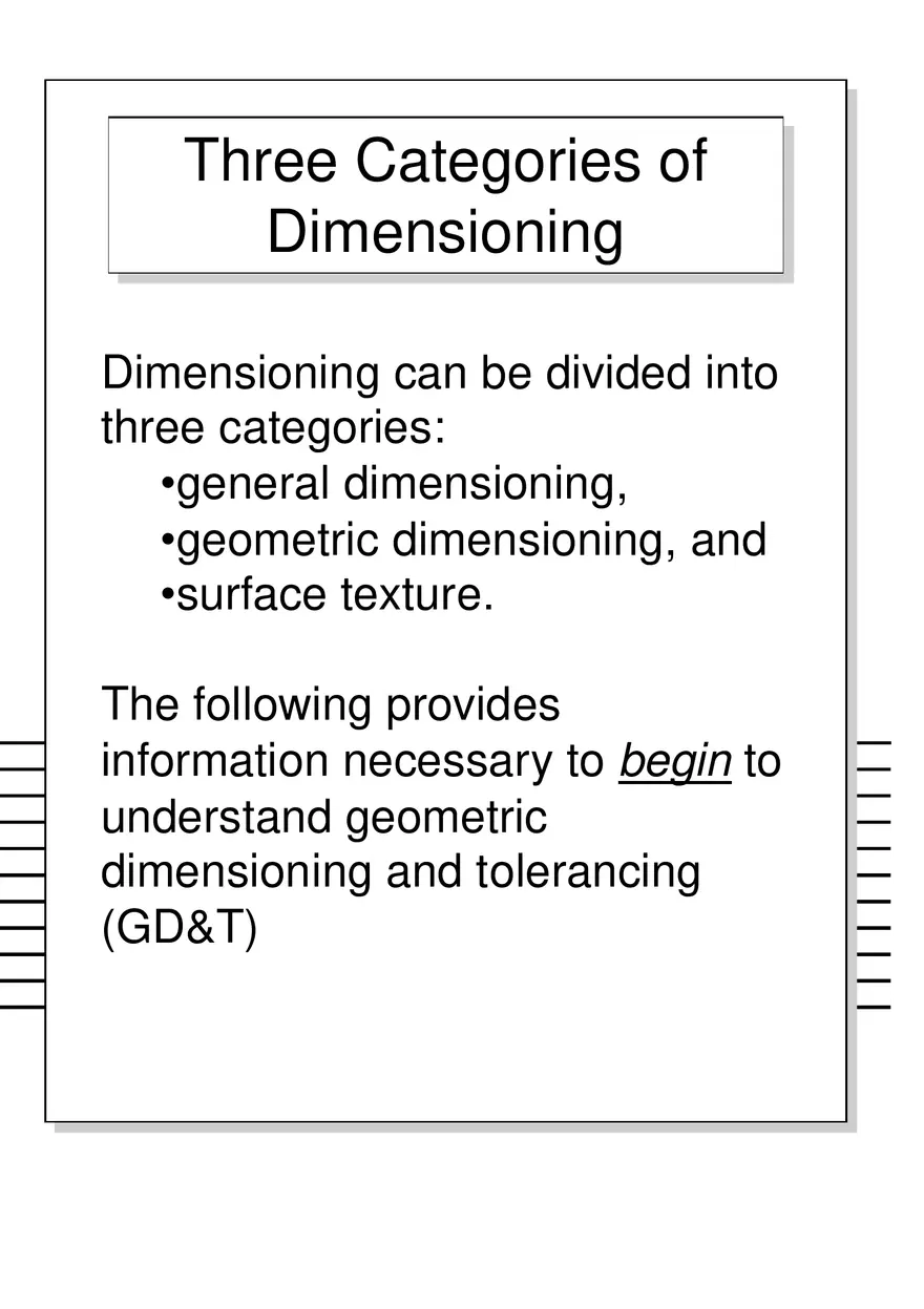 Geometric Dimensioning and Tolerancing - Page 2