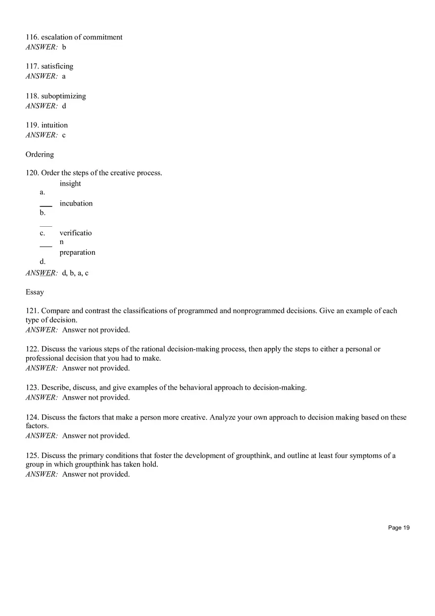 Management Chapter 8 Quiz Part 2 - Page 10