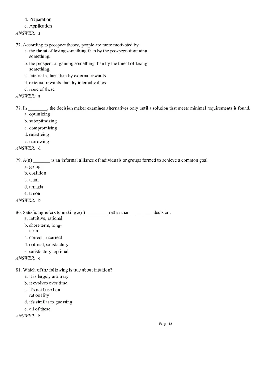 Management Chapter 8 Quiz Part 2 - Page 4